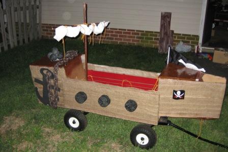 The wagon transformed.